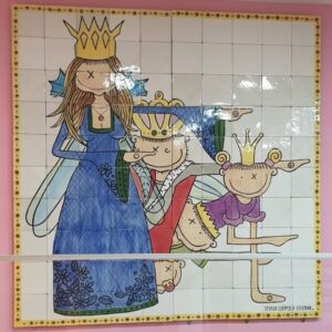 100 Tile Custom Mural