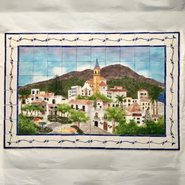 96 Tile Custom Mural